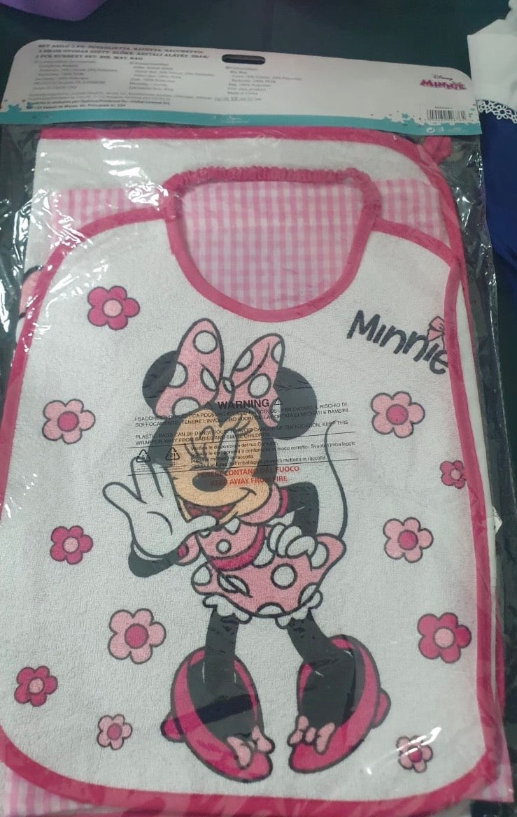 Tris asilo tovaglietta + sacca + bavetta