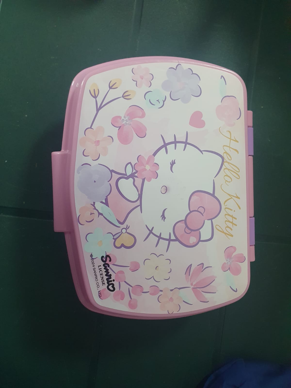 portamerenda per asilo di hello kitty