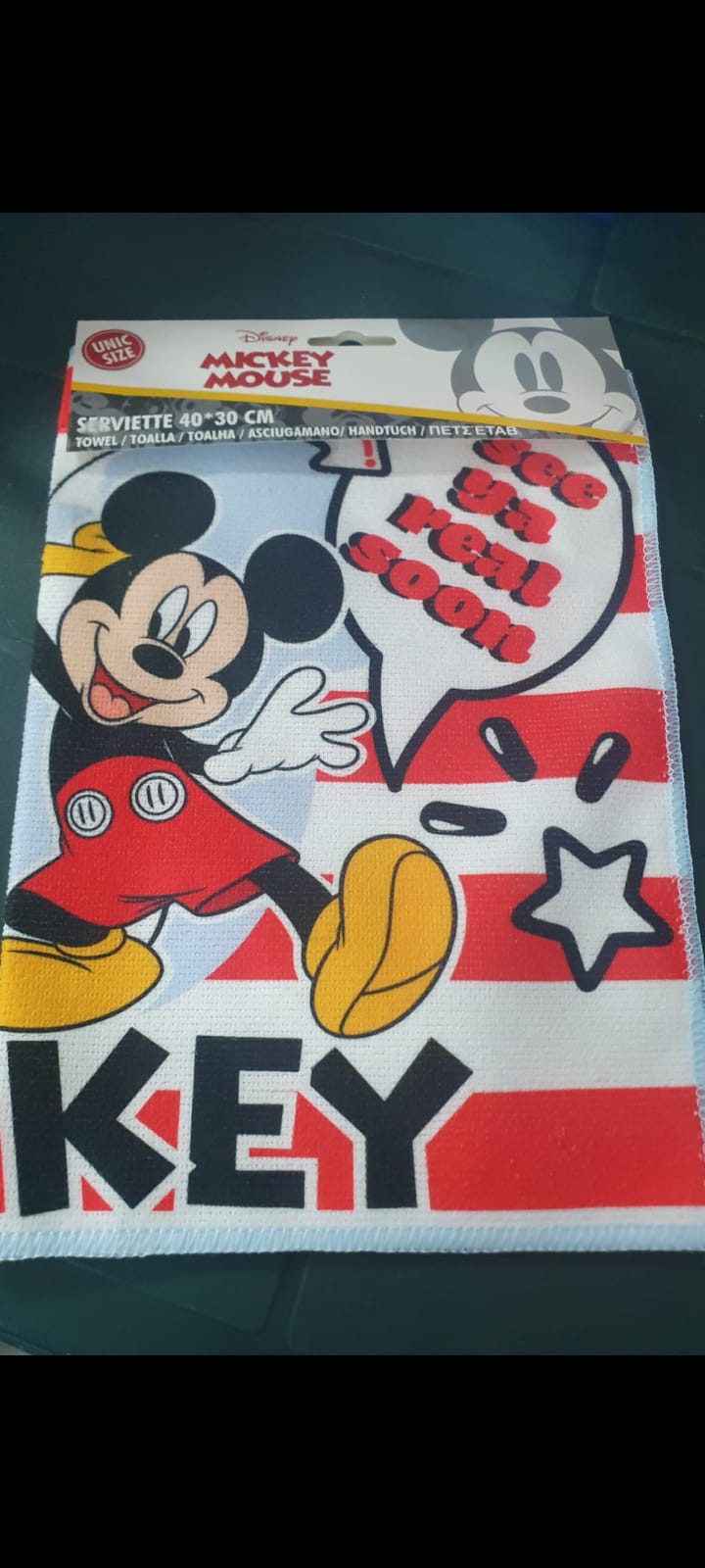 tovaglietta per asilo di topolino