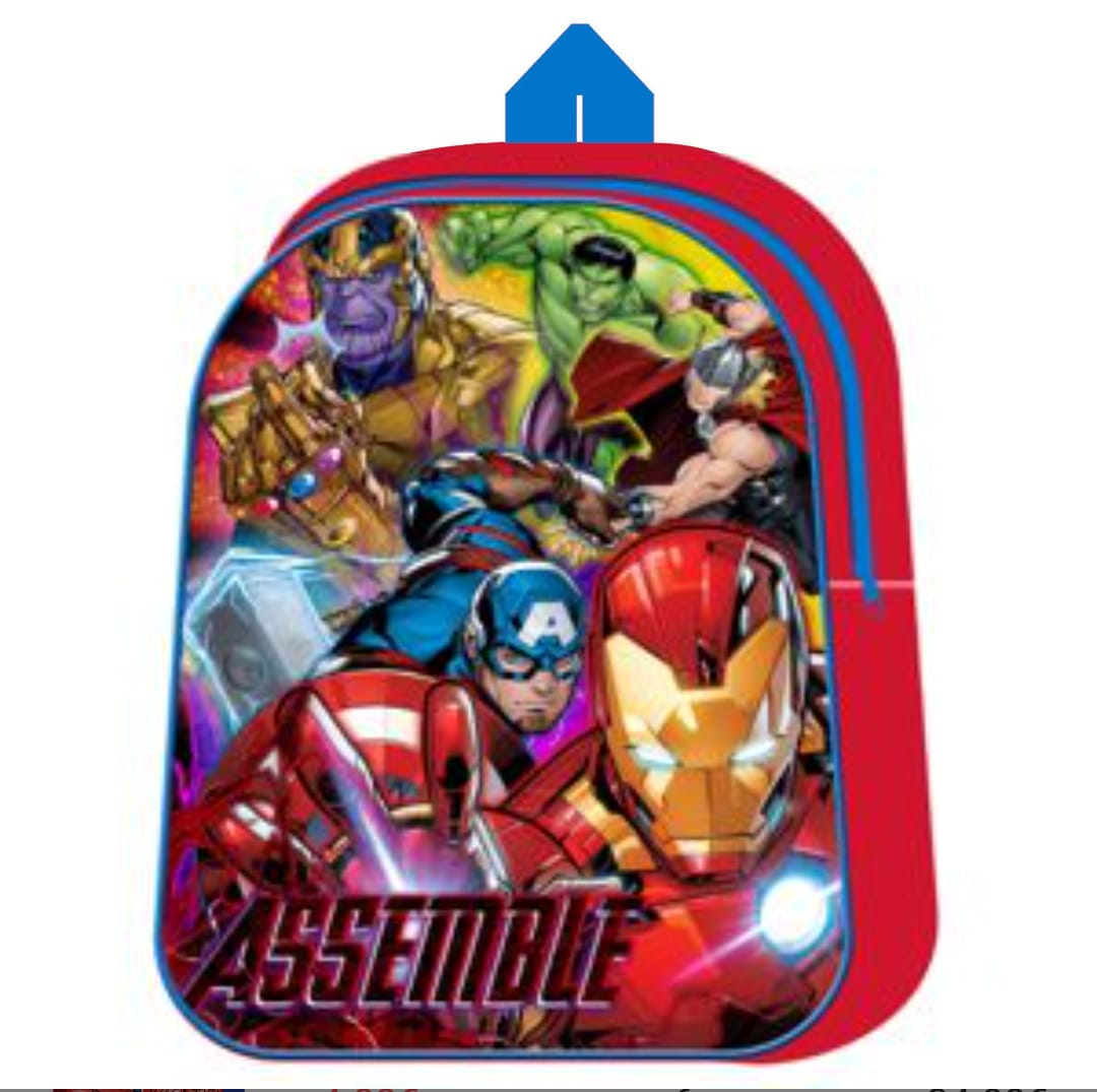 zainetto per asilo degli avengers